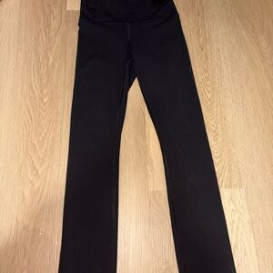 Athlete Black Leggings NEW split hem style
